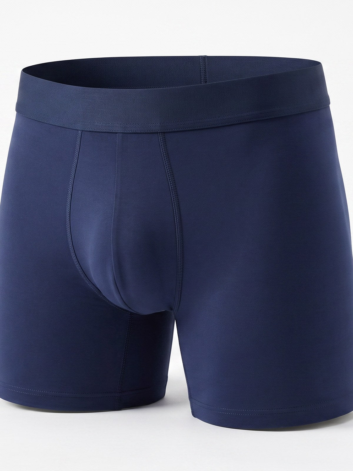Cueca boxer Base & Co em Micromodal Premium, cor marinho